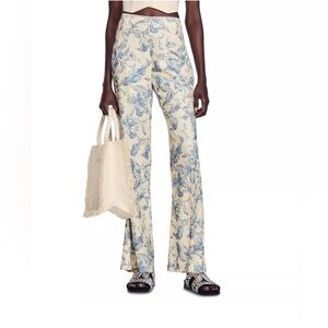 Sandro Joseph Flared Leg Pants